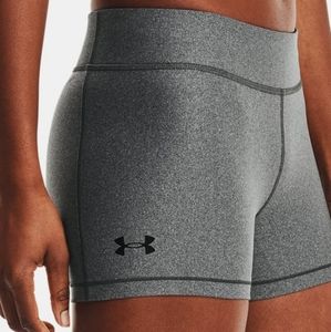 Under Armour Women's HeatGear® Mid-Rise Shorty Size L Gray